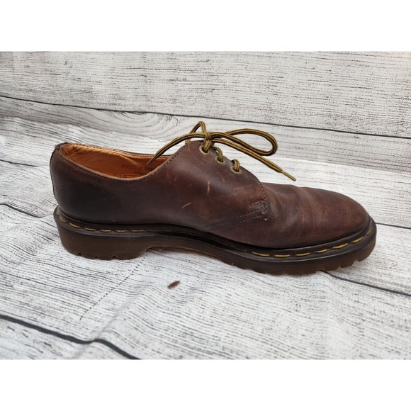 Dr Martens Doc Martens England Dm1529 Rare 90\'s Size 7 Brown Lace Up main image 9